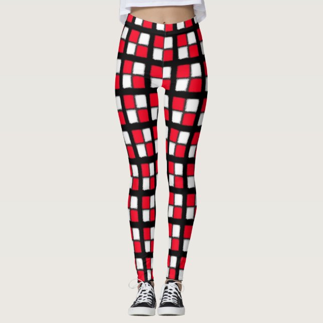 Leggings Vitre rouge : vérifier la légende (Devant)