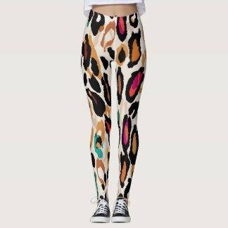 Leggings Vivid Posters de animaux léopards