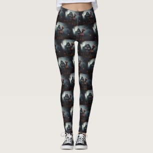 Leggings Vizsla Halloween effroi