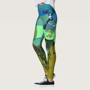 Leggings Voir l'Edition spéciale d'effort d'équipe de Mia