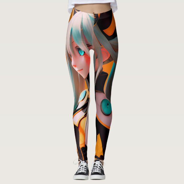 Leggings VoirU Cosplay Miku (Devant)