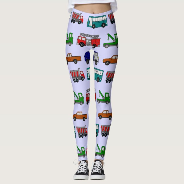 Leggings Voitures, Camions, Bus (Devant)