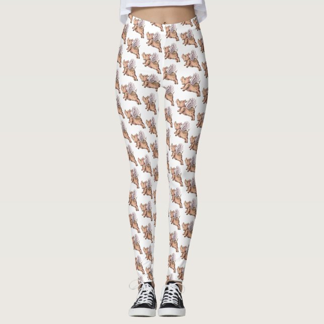 Leggings Voler des porcs (Devant)