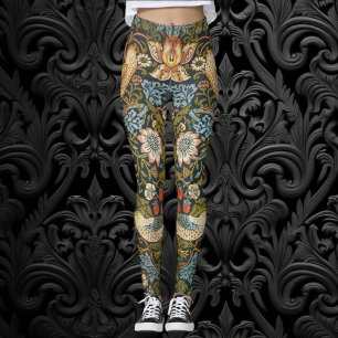 Leggings Voleurs de fraises par William Morris, Art vintage