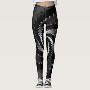 Leggings Vortex foncé fractal