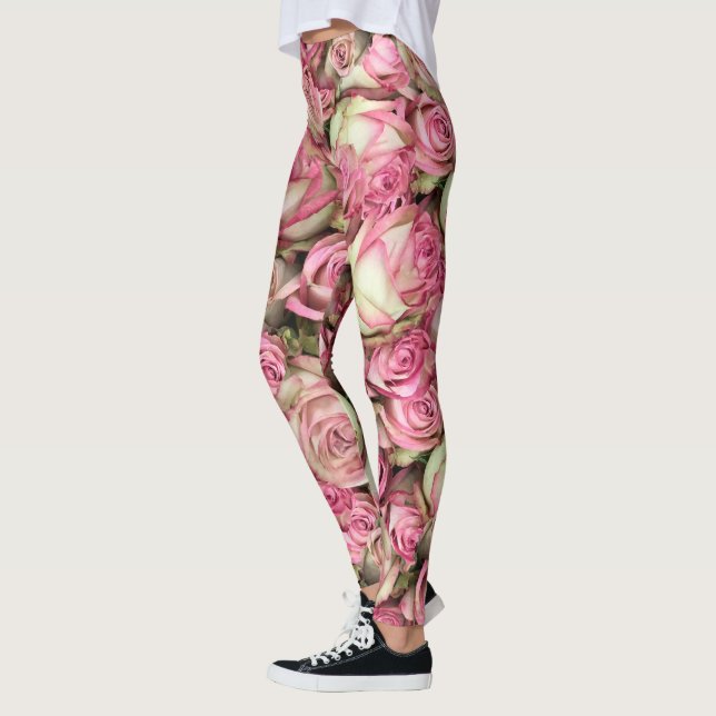 Leggings Vos roses roses (Gauche)