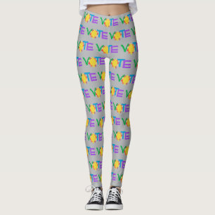 Leggings Votez Soleil / Amusement GOTV / Votez avec Soleil