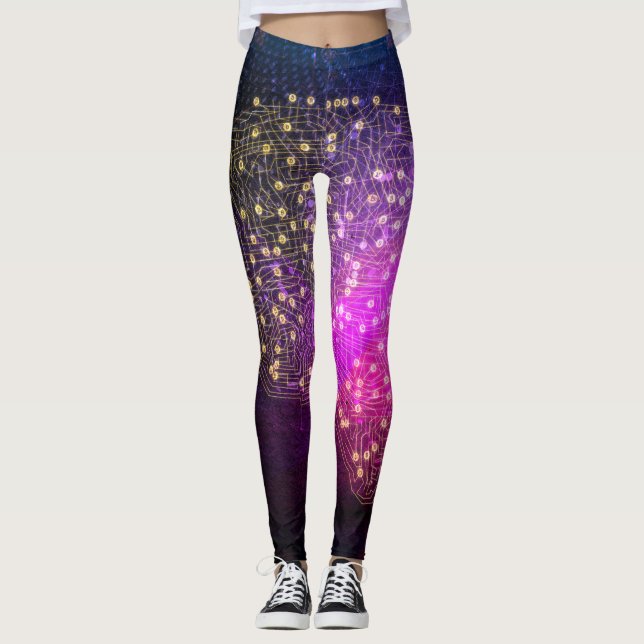 Leggings Votre cerveau sur Bitcoin (Devant)