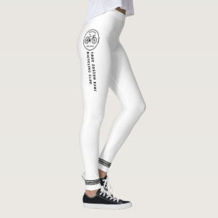 Leggings Votre club de vélos ou votre nom d'emplacement Pe