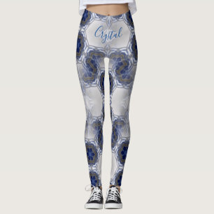 Leggings Votre Nom Custom Crystal Lapis Lazuli
