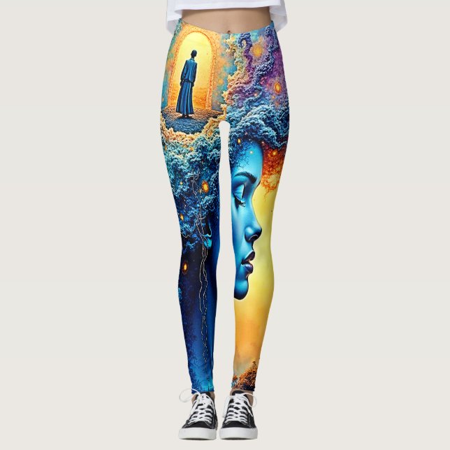 Leggings Voyage Cosmique Mineur (Devant)