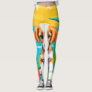 Leggings Vue Plage Pup Paradise