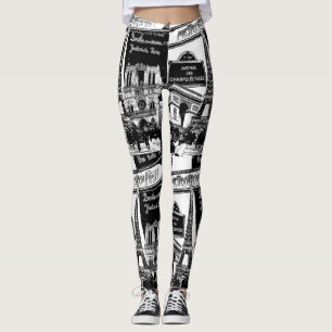 Leggings Vues fraîches de Paris d'illustrations de photo de