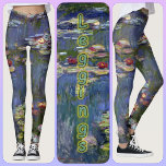 LEGGINGS - "Water Lillies" - Claude Monet<br><div class="desc">An image entitled "Water Lillies" by Claude Monet is featured on these colourful Leggings. Available in five women's sizes (XS, S, M, L, XL). See "About This Product" description below for general sizing and product info. The image covers the entire pair of leggings by default. ►It can be adjusted in...</div>