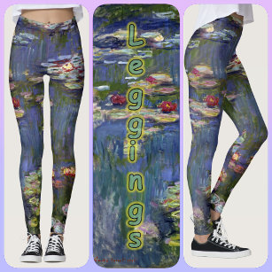 LEGGINGS - "Water Lillies" - Claude Monet