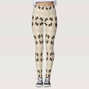 Leggings Watercolor Fun Novelle Papillon Cute Dog Art