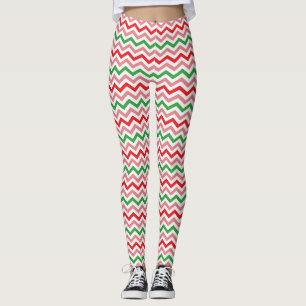 Leggings Watermelon Summer Zigzag Stripes Motif-56209