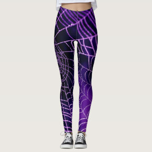Leggings Web Purple Spider