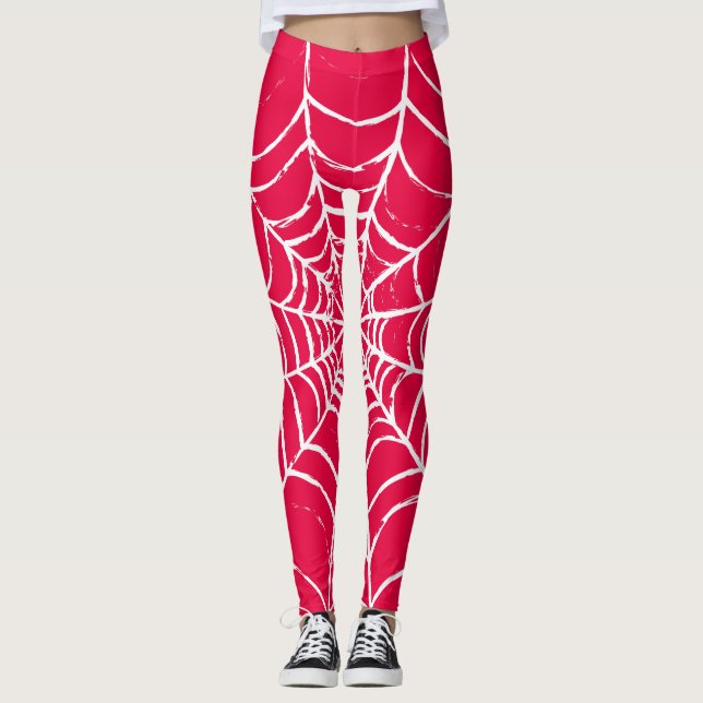 Leggings Web rose (Devant)
