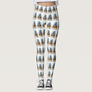 Leggings Welsh Terrier Christmas