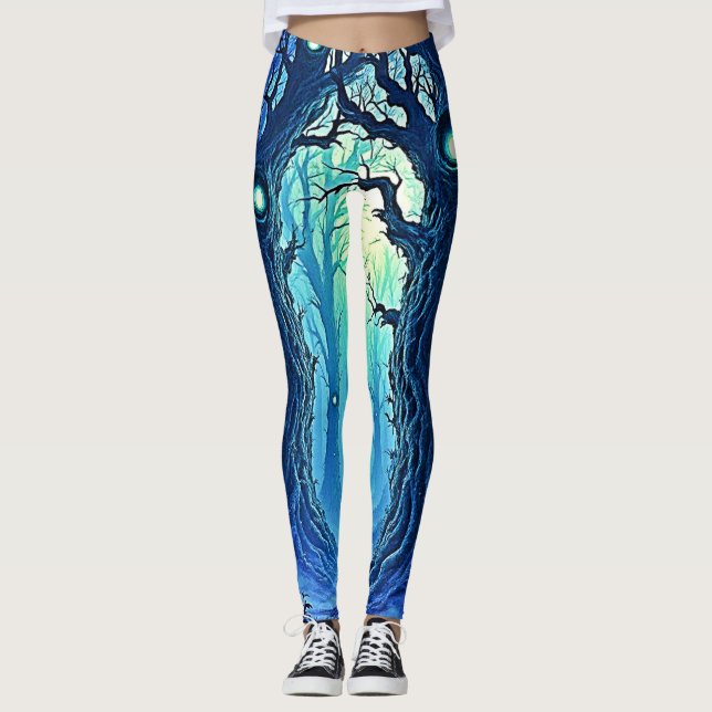 Leggings Whispering Woods Imaginaire foncé (Devant)