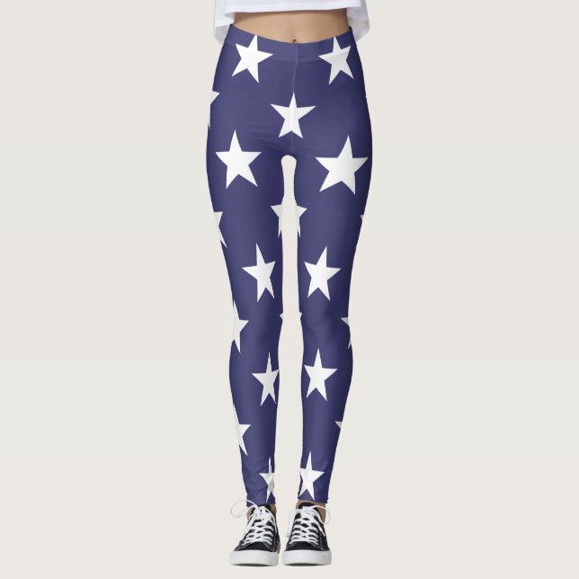 Leggings White Stars (Devant)