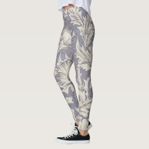 Leggings William Morris Horn Poppy Classic Floral