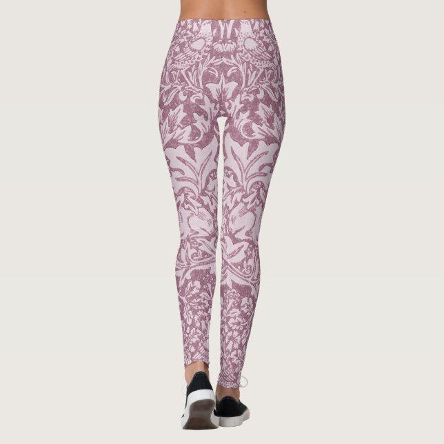 Leggings William Morris, Le voleur de fraises, revamped, ar (Dos)
