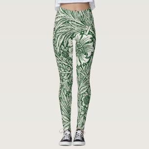 Leggings william morris marigold fleurs vertes