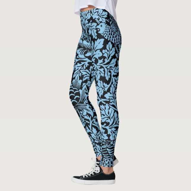 Leggings William Morris Particularités Florales Anénome d'o (Gauche)