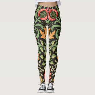 Leggings William Morris Persian Floral Antique