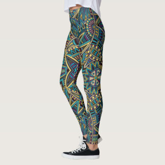 Leggings William Morris Strawberry Thief Motif floral