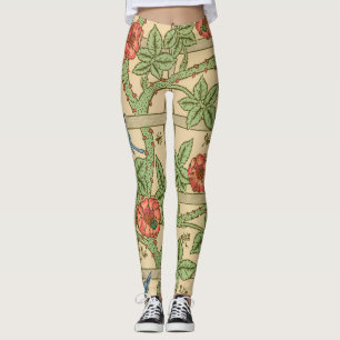 Leggings William Morris Trellis Design classique de papier 