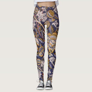 Leggings William Morris Wey Fond d'écran Floral