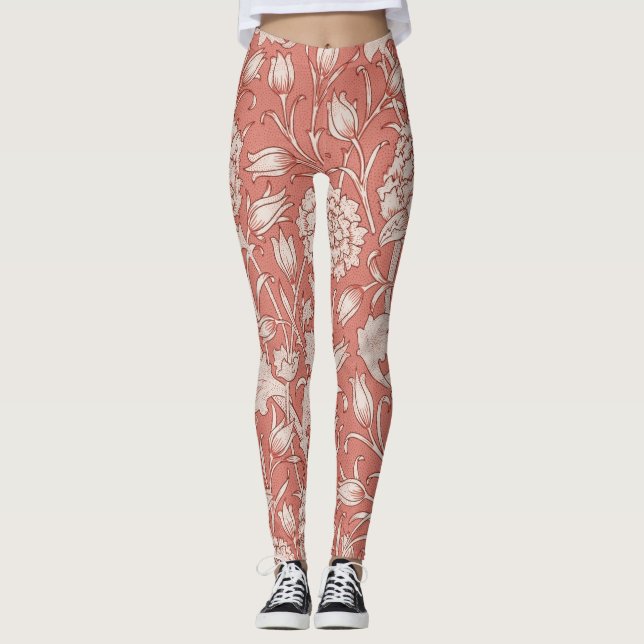 Leggings William Morris Wild Tulip Classique Conception Vic (Devant)