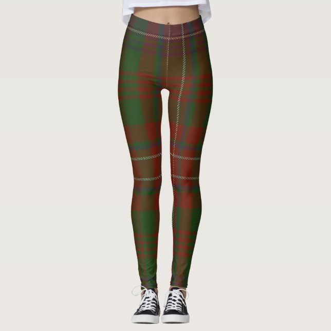 Leggings Wilson Tartan Clan Plaid (Devant)