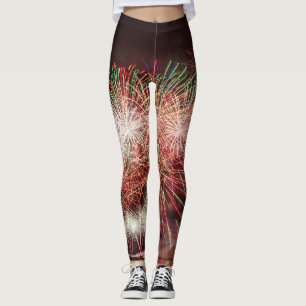 leggings with FIREWORKS AND MONOGRAM
