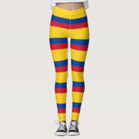 Leggings with flag of Colombia