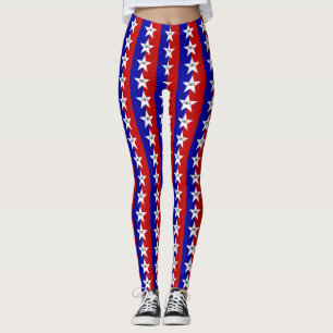 Leggings with flag of San Antonio City, USA