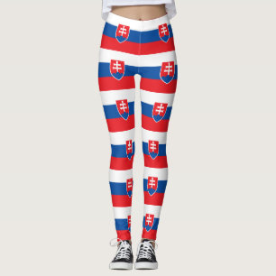 Leggings with flag of Slovakia