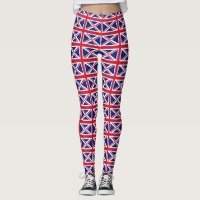 Leggings with flag of United Kingdom
