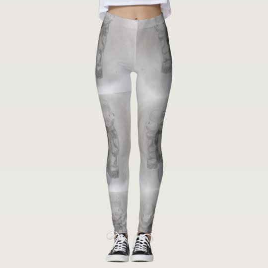 Leggings with "Honey Bears" by ALarsenArtist