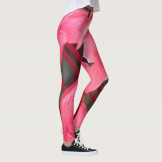 Leggings with nature art
