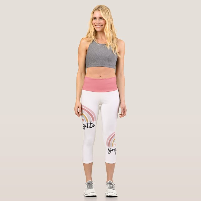 Leggings with Rainbow Design (Front)