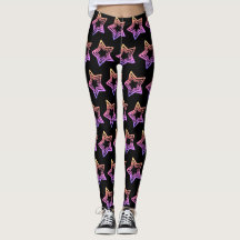 Leggings with stars