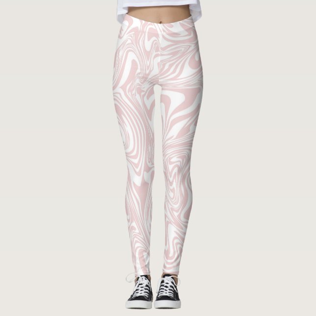 Leggings Women - Pink Pattern (Front)