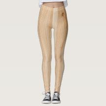 Leggings-wood texture