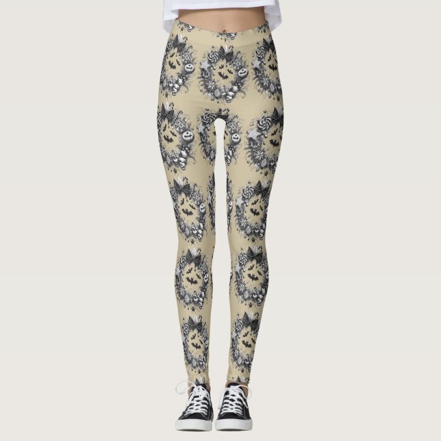 Leggings Wreath déplaisante (Devant)