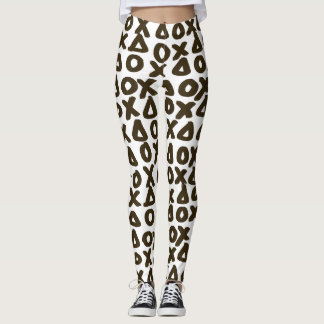 Leggings XO geometric marker marks