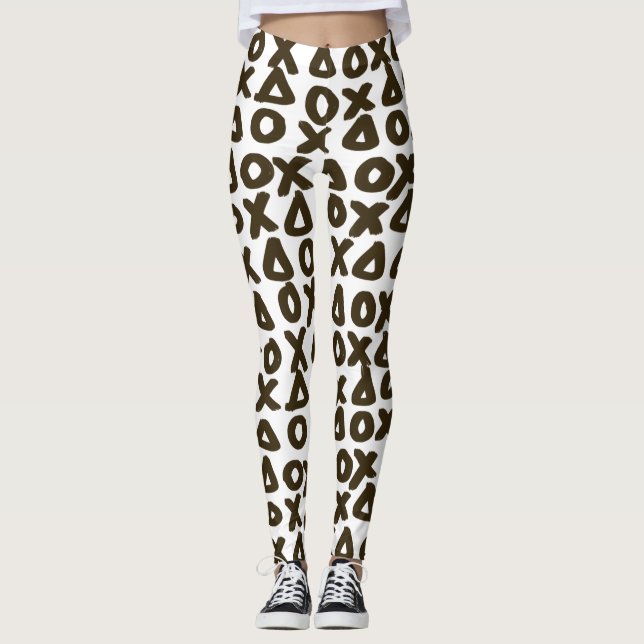 Leggings XO geometric marker marks (Devant)